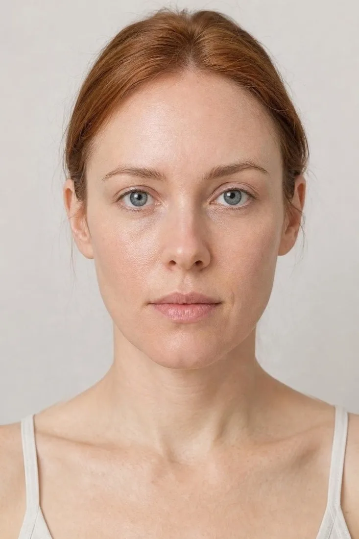 The same photograph simulated after hydrated from within