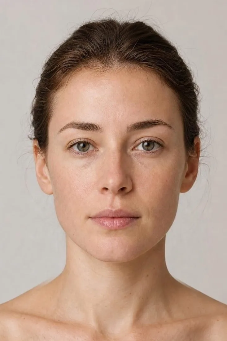 The same photograph simulated after an IPL photofacial